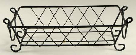 Old World Blue Metal Stand for Loaf Pan