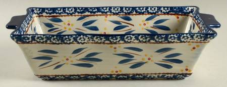 Old World Blue Loaf Pan
