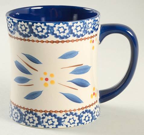 Old World Blue Mug