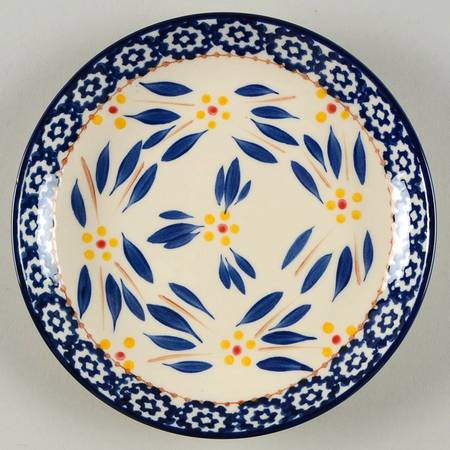 Old World Blue Bread & Butter Plate