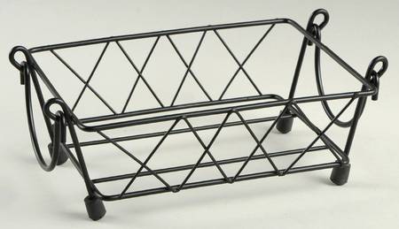 Old World Blue Metal Stand for 7" Rectangular Baker