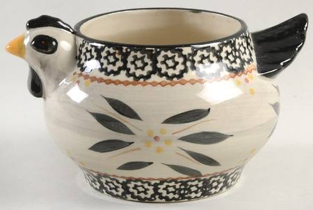 Old World Black Soup Mug