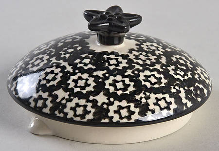 Old World Black Lid for Small Teapot Votive Candleholder
