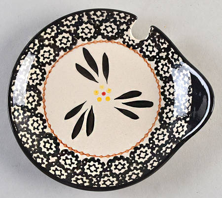 Old World Black Lid-It Saucer for 24 Oz Soup Mug