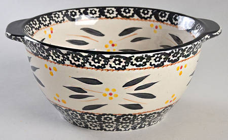 Old World Black 8" Mixing Bowl