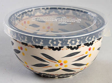 Old World Black 4" Mixing Bowl & Plastic Lid