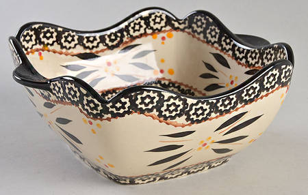 Old World Black 1 Qt Square Bake & Serve Bowl
