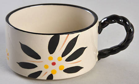 Old World Black Stackable Mug