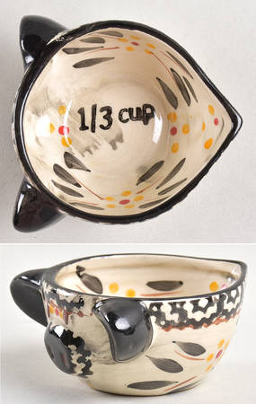 Old World Black 1/3 Cup Measuring Cup