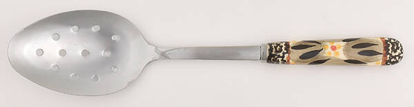 Old World Black Pierced Tablespoon (Serving Spoon)