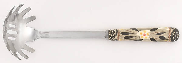 Old World Black Pasta Server