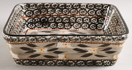 Old World Black 9" Square Baker