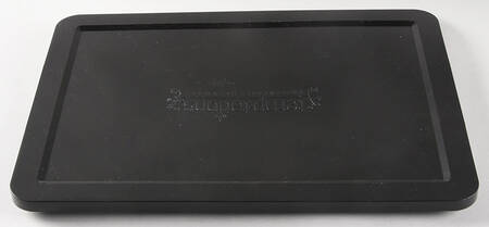 Old World Black Tabless Plastic Storage Cover for 15" Rect Baker