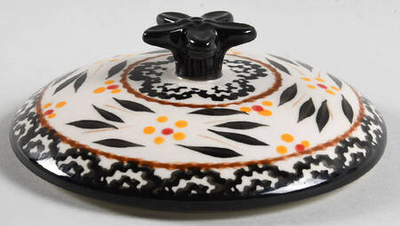 Old World Black Lid for Butter Tub
