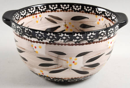 Old World Black 1 Qt Round Casserole No Lid