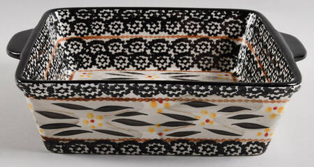 Old World Black 10" Square Baker