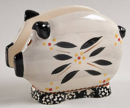 Old World Black Figural Napkin Holder