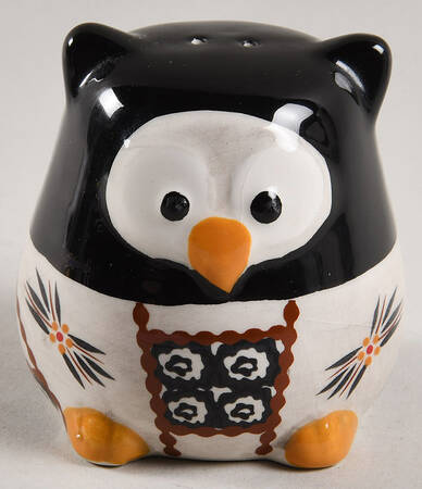 Old World Black Figural Salt Shaker