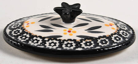 Old World Black Lid for 9 Oz Individual Oval Casserole