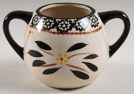 Old World Black Sugar Bowl No Lid