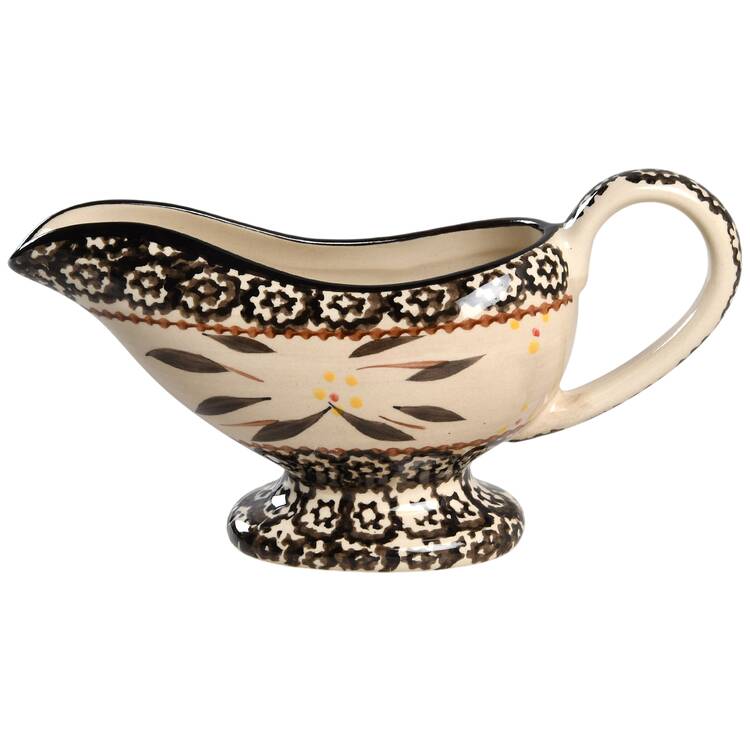 Old World Black Gravy Boat