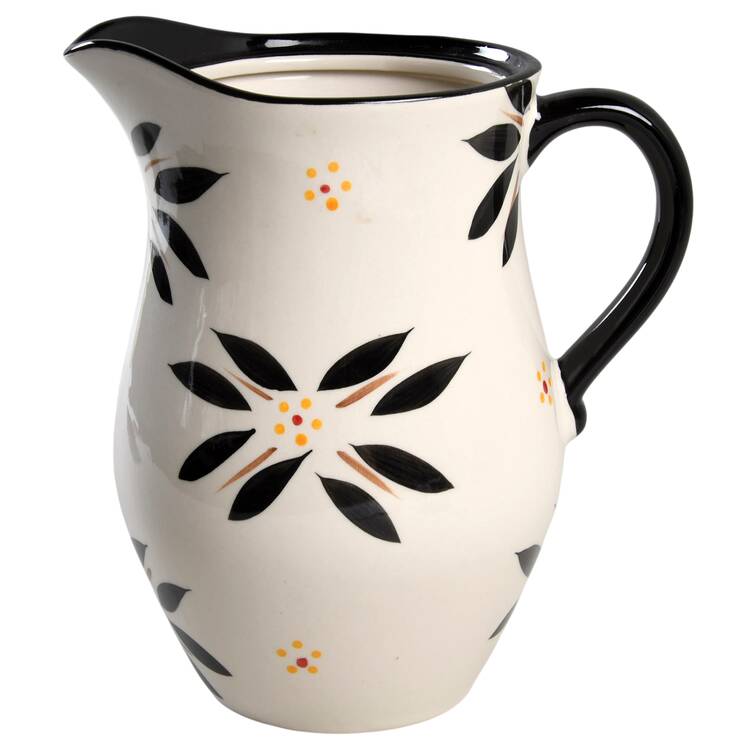 Old World Black Pitcher No Lid