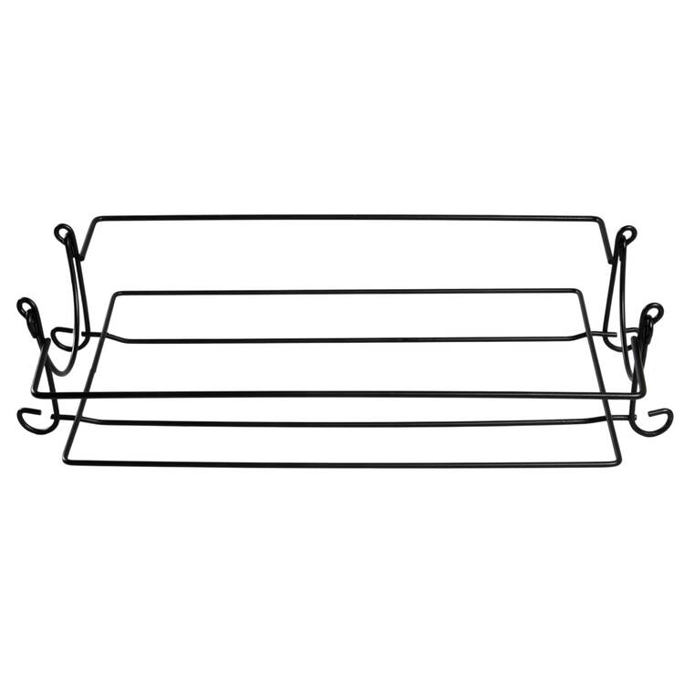 Old World Black Metal Stand for 13" Rectangular Baker