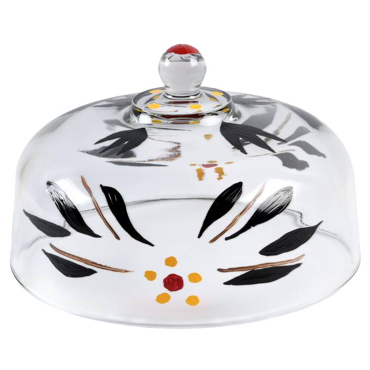 Old World Black Acrylic Cake Dome/Bowl for 12" Convertible Set