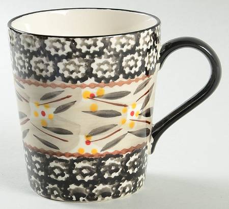 Old World Black Mug