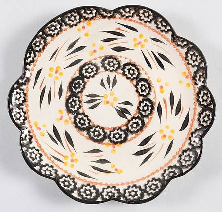 Old World Black Dessert/Pie Plate