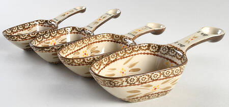 Old World Brown (4 Piece) Measuring Scoop Set by Temp-Tations