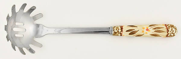 Old World Brown Pasta Server by Temp-Tations