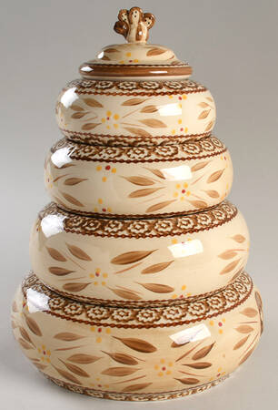 Old World Brown Beehive Canister by Temp-Tations