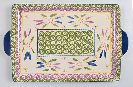 Old World Confetti 15" Rectangular Tray by Temp-Tations