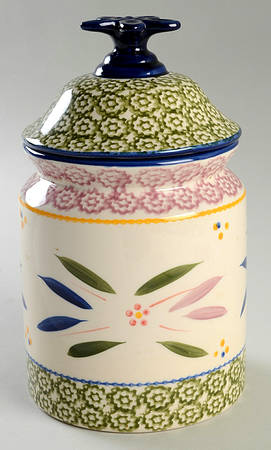 Old World Confetti Cookie Jar & Lid by Temp-Tations