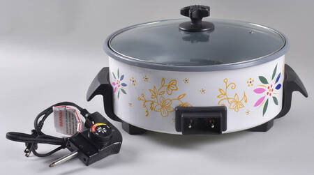 Classic Confetti Large Electric Skillet & Glass Lid