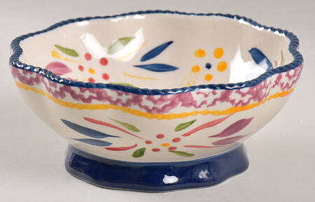 Old World Confetti 5" Nesting Pedestal Bowl by Temp-Tations
