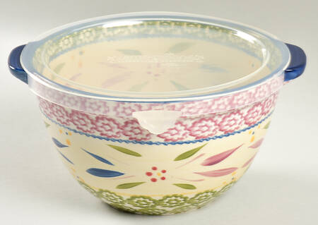 Old World Confetti 7" Mixing Bowl & Plastic Lid by Temp-Tations