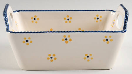 Old World Confetti Upswept Handled Loaf Pan by Temp-Tations