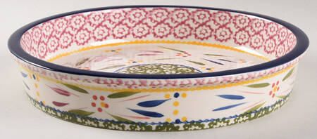 Old World Confetti Pie Serving Plate by Temp-Tations