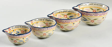 Old World Confetti (4 Piece) Nesting Measuring Cup Set