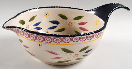Old World Confetti Handled Batter Bowl by Temp-Tations