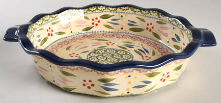 Old World Confetti 9" Pie Baking Plate