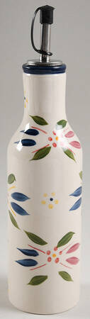 Old World Confetti Oil Or Vinegar Cruet and Stopper by Temp-Tations