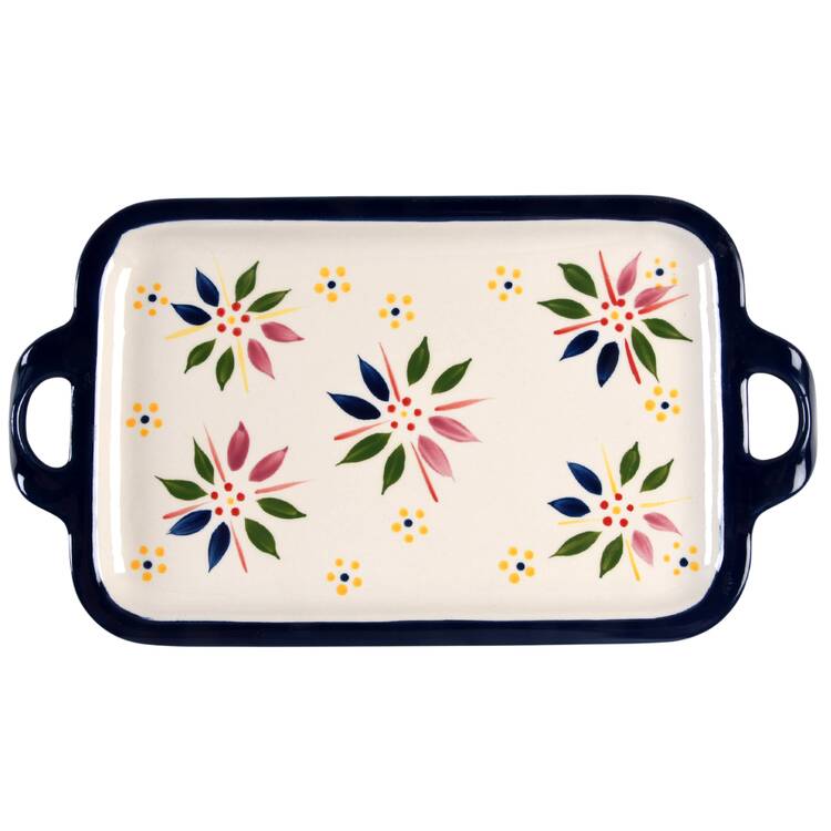 Old World Confetti 14" Rectangular Lid-It (Trivet, Tray, Baker Lid) by Temp-Tations
