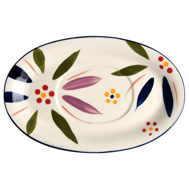 Old World Confetti Underplate for Gravy Boat