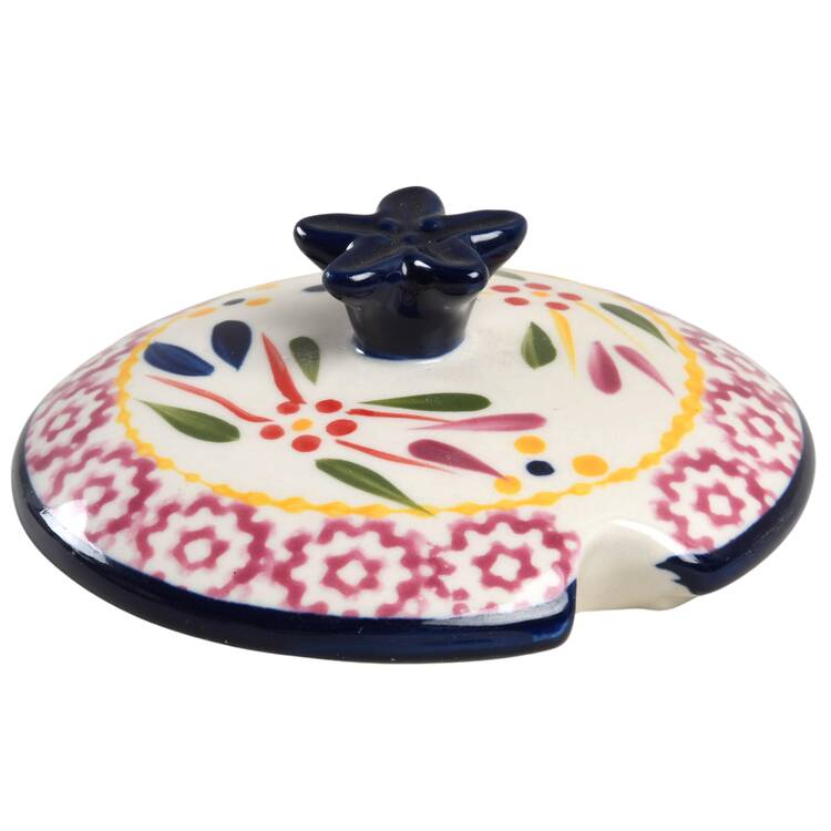 Old World Confetti Lid for Sugar Bowl by Temp-Tations