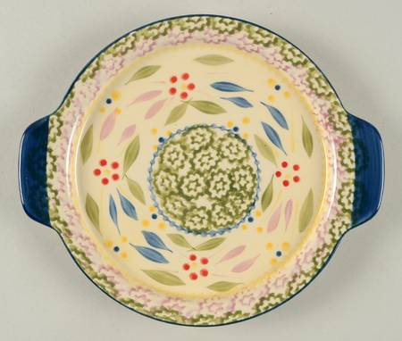 Old World Confetti 8" Round Lid-It (Trivet,Tray,Baker Lid) by Temp-Tations