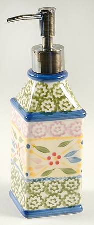 Old World Confetti Lotion Dispenser