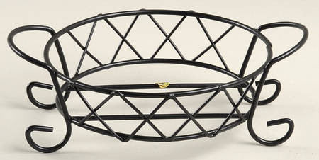 Old World Cranberry Metal Stand for 10 Oz Individual Casserole
